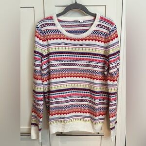 NWOT Gap Striped Fair Isle Sweater